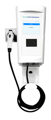 Level 2 single ev charger wall mount option